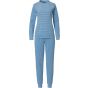 Blauwe badstof pyjama Pastunette