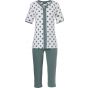 Wit groene pyjama Pastunette Deluxe