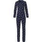 Blauwe katoenen pyjama hondjes