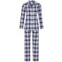 Blauwe flanellen pyjama Ringella