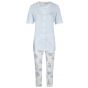 Doorknoop pyjama Ringella blauw