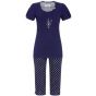 Blauwe Ringella pyjama Love