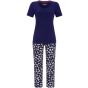 Ringella pyjama panterprint blauw