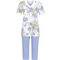 Ringella pyjama bloemen blauw