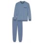 Schiesser heren pyjama indigo blauw