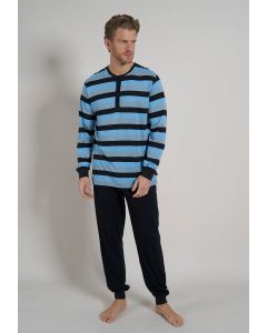Heren pyjama blauwe strepen Tom Tailor