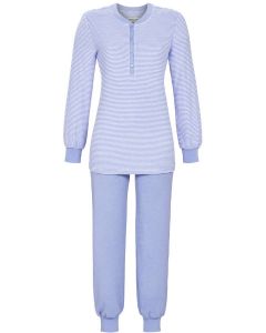Blauwe badstof pyjama Ringella