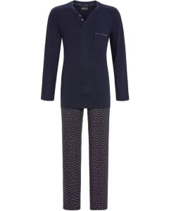 Ringella heren pyjama patroon blauw