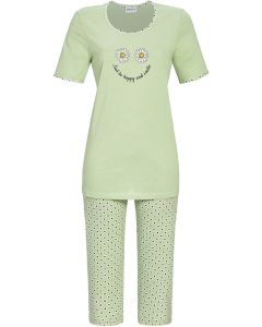 Groene pyjama bloemen Smile