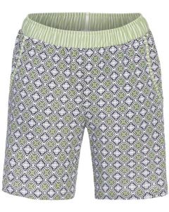 Pyjamashort Bloomy patroon groen