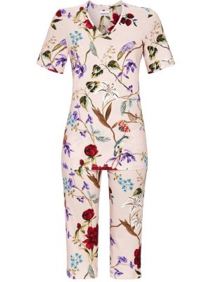 Roze pyjama bloemen en vogels
